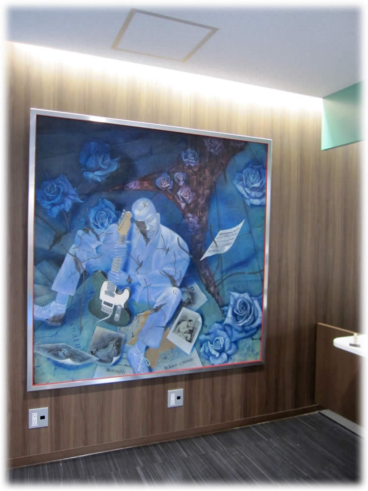 「TONY」S100号 油絵作品 池田かおり作 「TONY」S100号 池田かおり作
