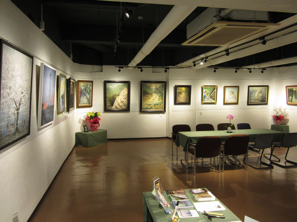 第4回個 油絵絵画展会場風景 2 第4回個 油絵絵画展会場風景 2
