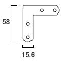 木製額用角金具