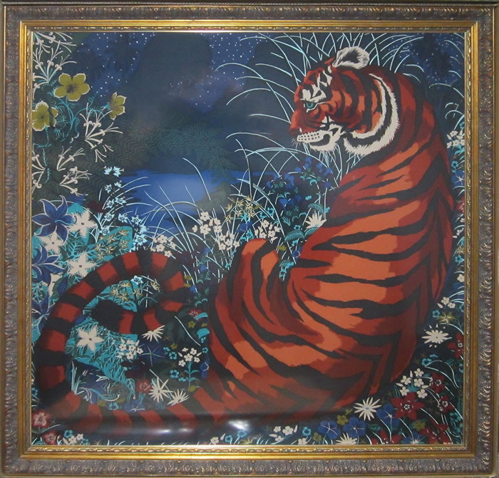 スカーフ額縁