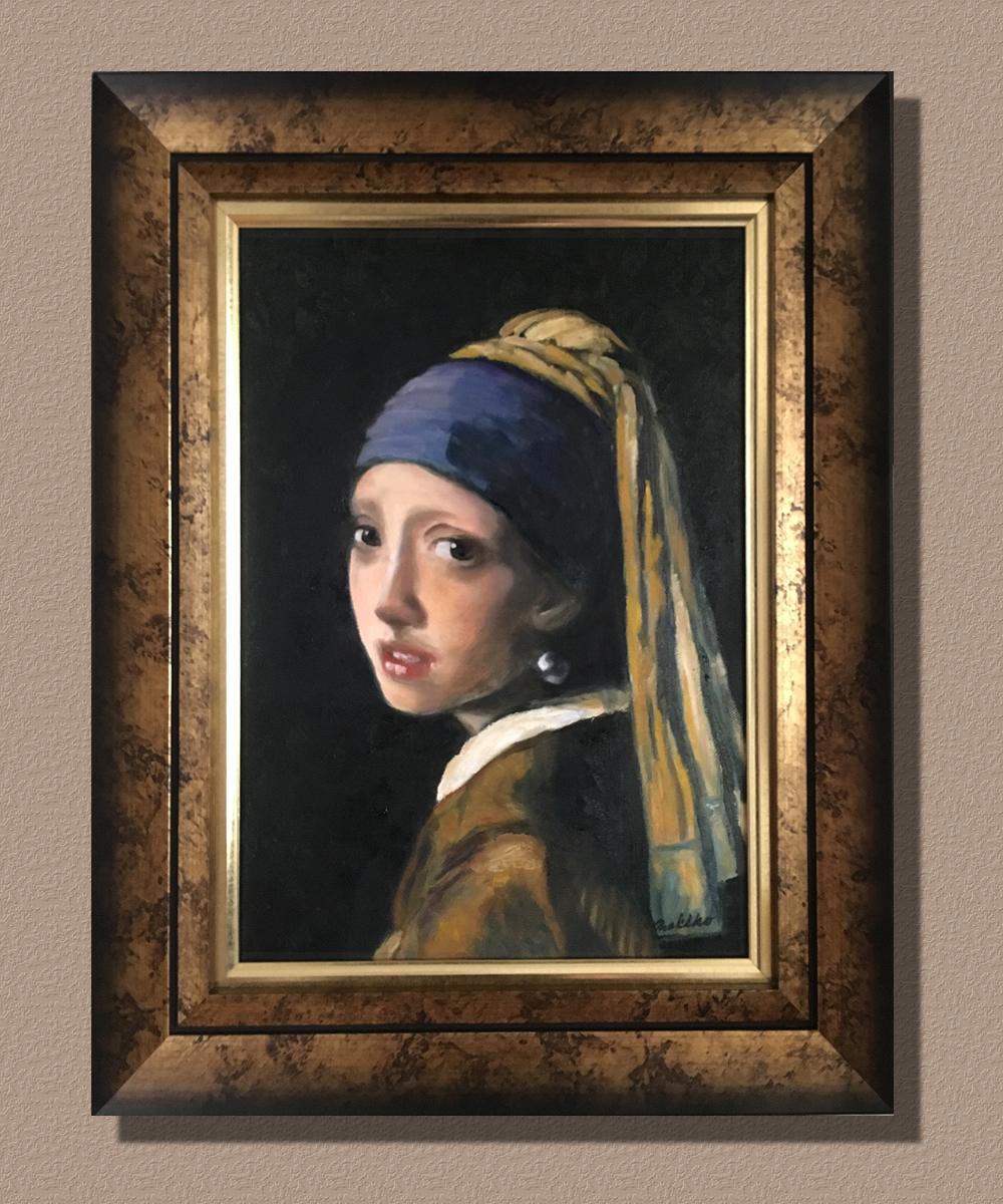 フェルメール模写　Makiko Williams作